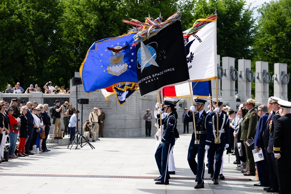VE Day Observance at WWII Memorial
