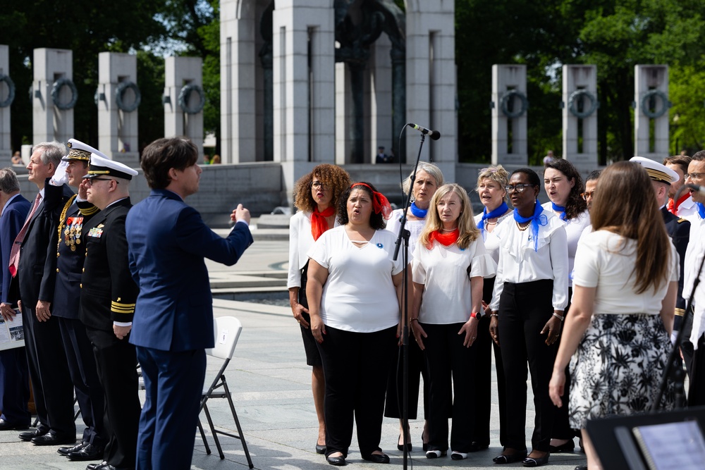 VE Day Observance at WWII Memorial