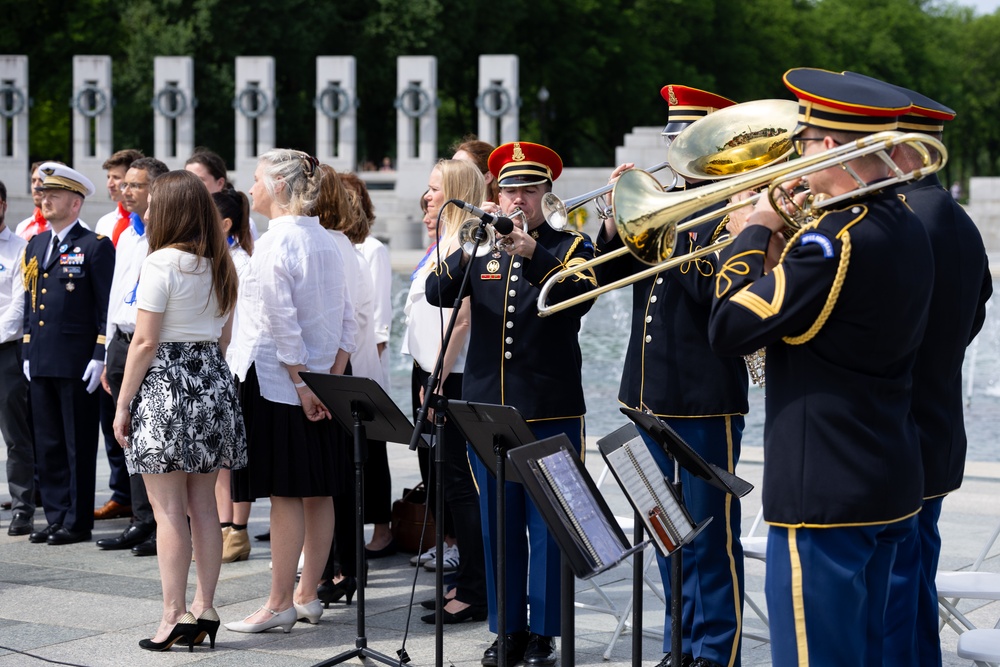 VE Day Observance at WWII Memorial