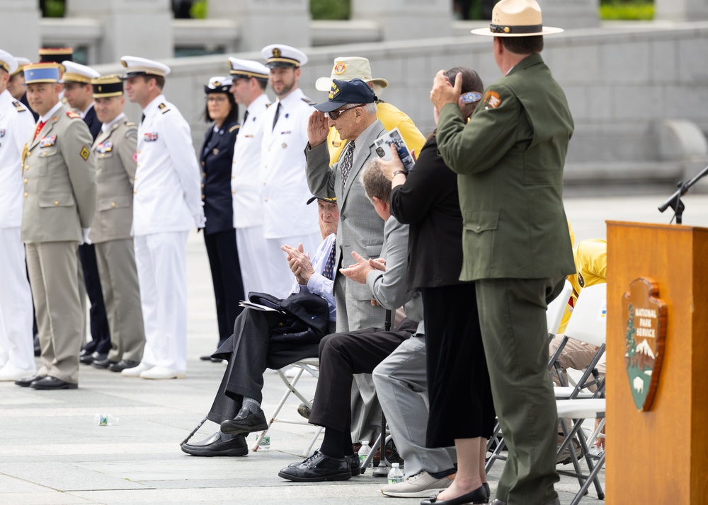 VE Day Observance at WWII Memorial