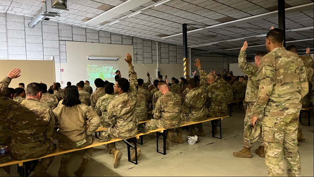 U.S. Army Garrison Rheinland-Pfalz Army Community Service goes above and beyond for returning Soldiers