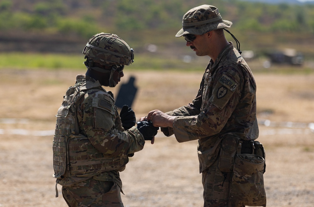 U.S. Army conducts weapons qualification range