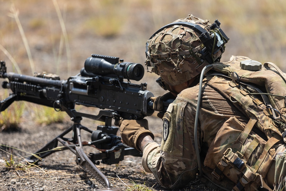 U.S. Army conducts weapons qualification range