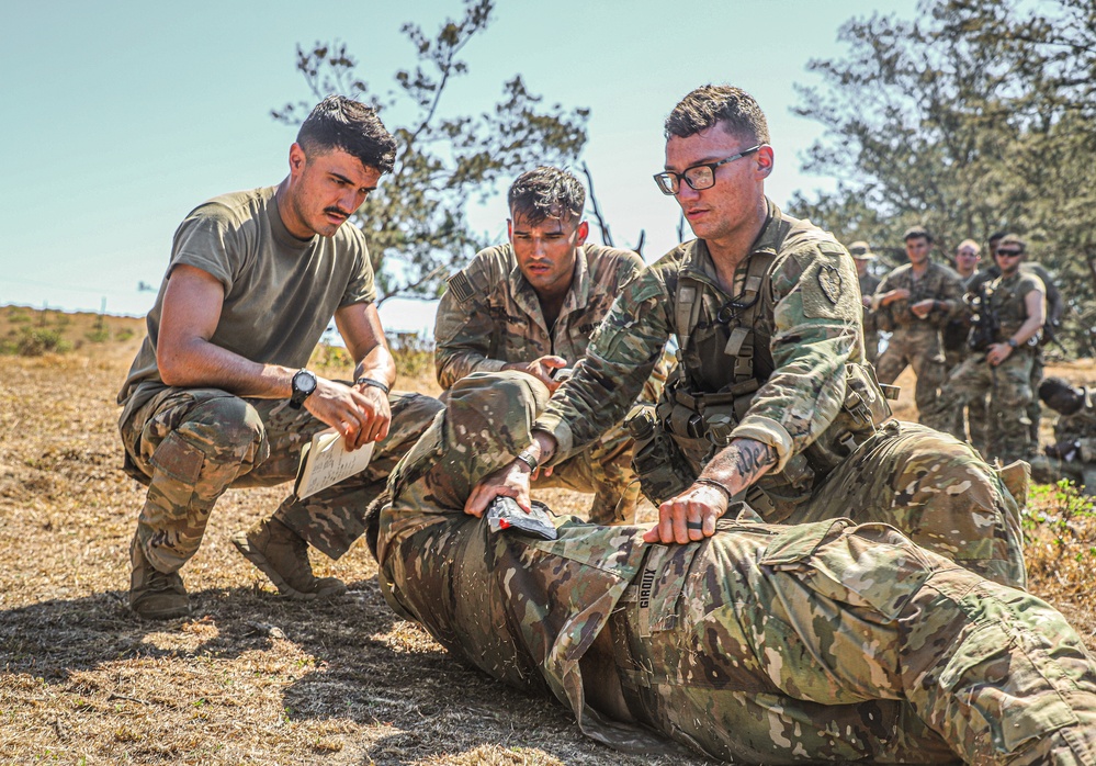 Balikatan 24: 2nd Battalion, 27th Infantry Regiment, 3rd Infantry Brigade Combat Team, 25th Infantry Division conduct medical training lanes with 1st Battalion, The Royal Australian Regiment