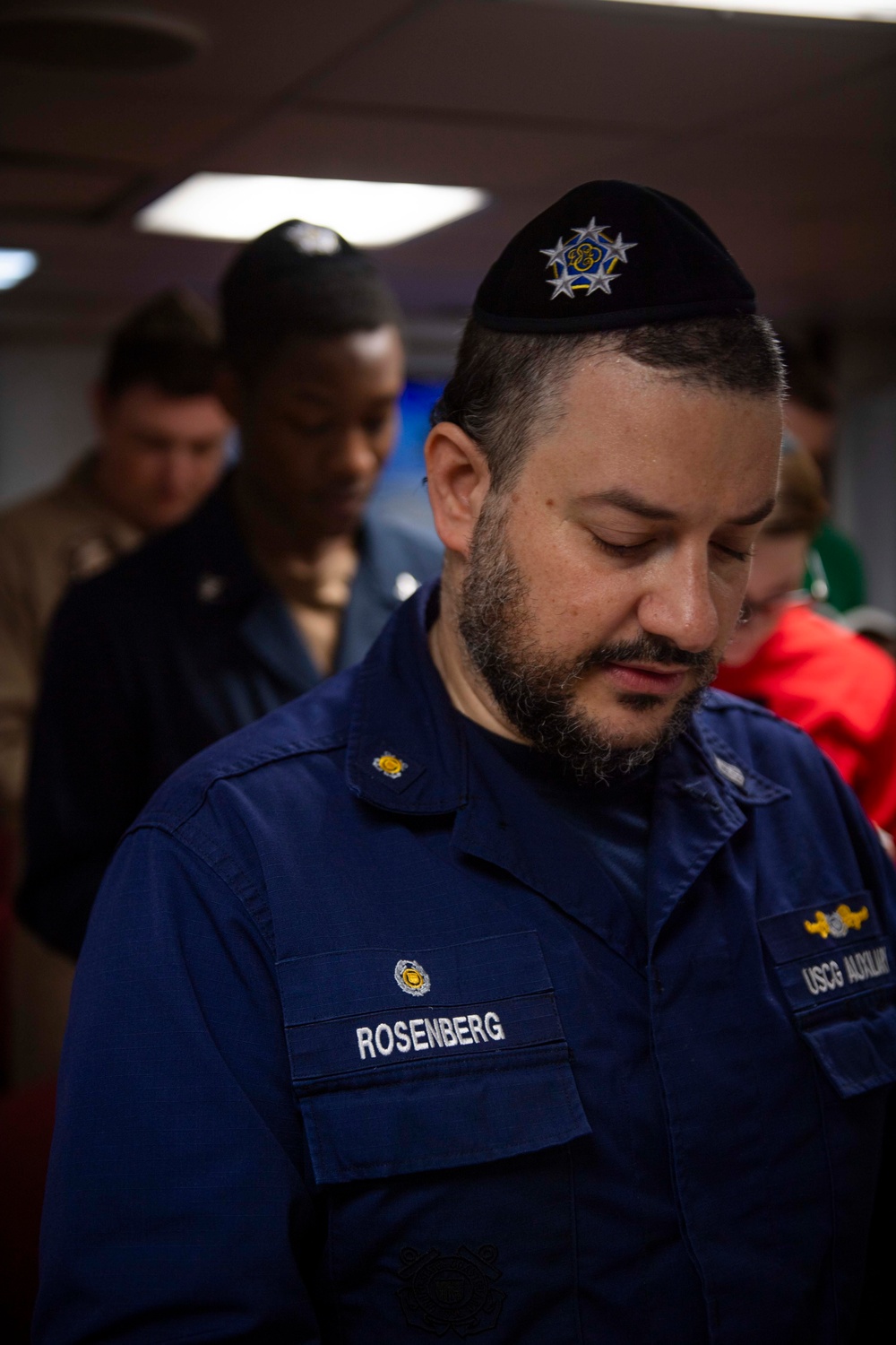 USS Dwight D. Eisenhower Hosts Passover Ceremony in the Red Sea