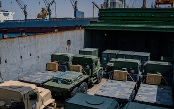 2nd Marine Logistics Group Merchant Vessel Offload