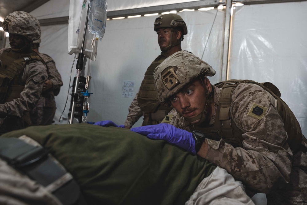 Mass Casualty Exercise in Preparation for Native Fury 24