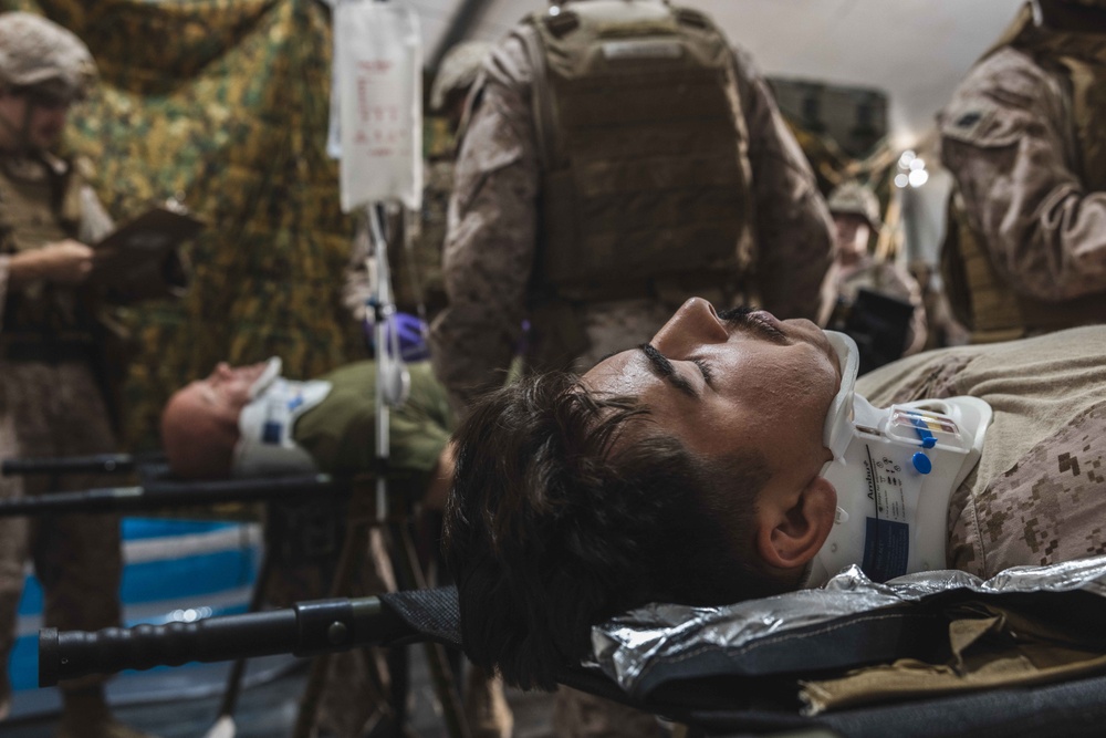 Mass Casualty Exercise in Preparation for Native Fury 24