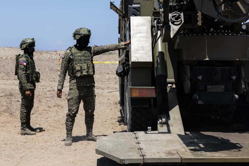 Balikatan 24: ATMOS Howitzer Demo