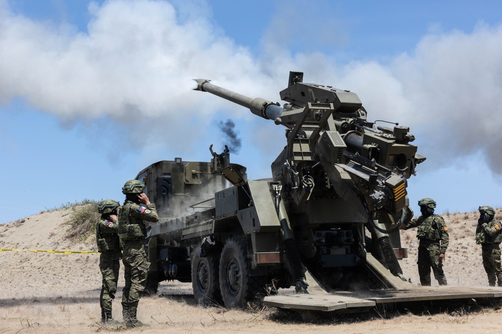 Balikatan 24: ATMOS Howitzer Demo