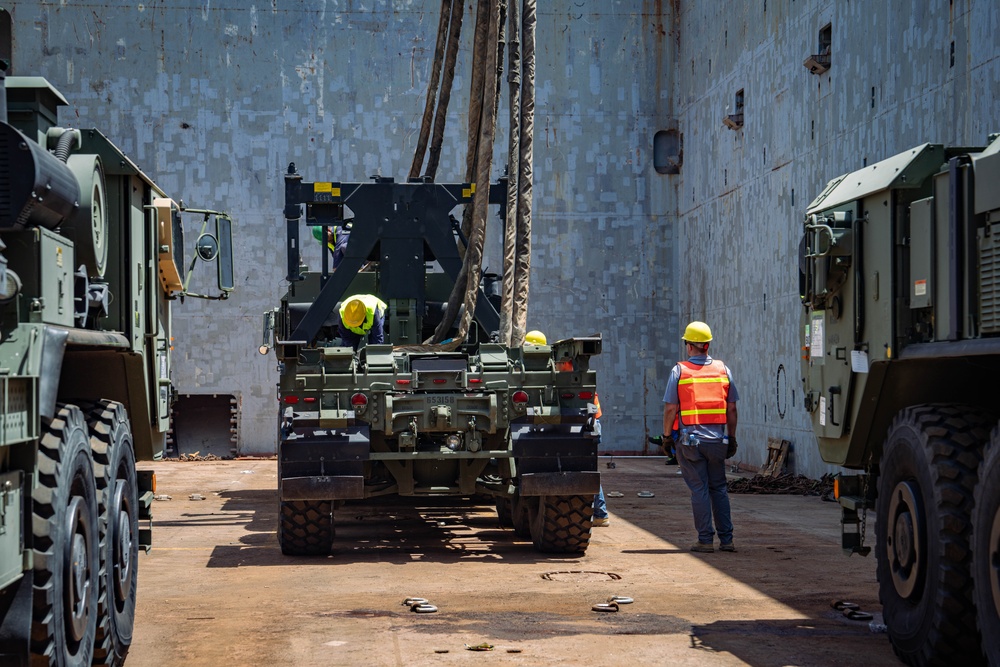 2nd Marine Logistics Group Merchant Vessel Offload