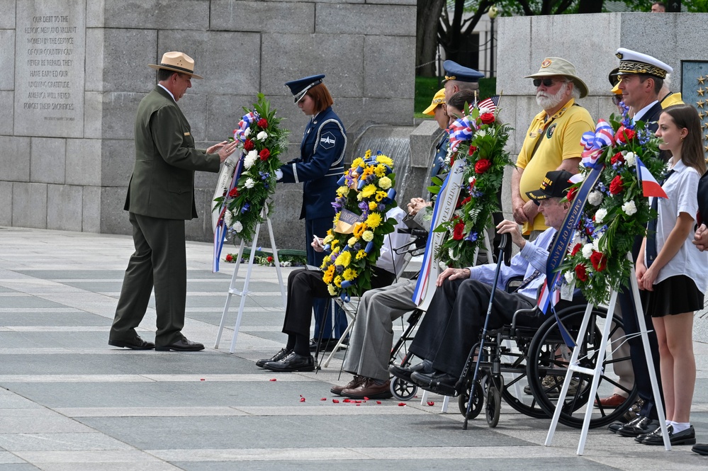 Maj. Gen. Dornhoefer receives French medal during WWII V-E Day ceremony