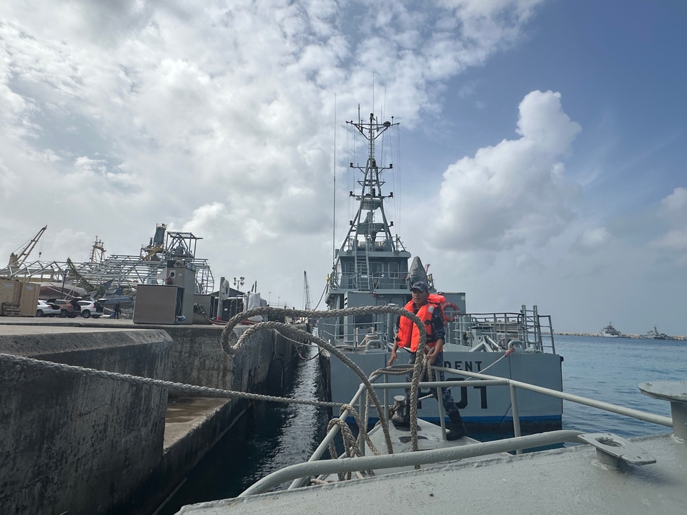 Mexican navy crew prepares for joint exercise at TRADEWINDS 24