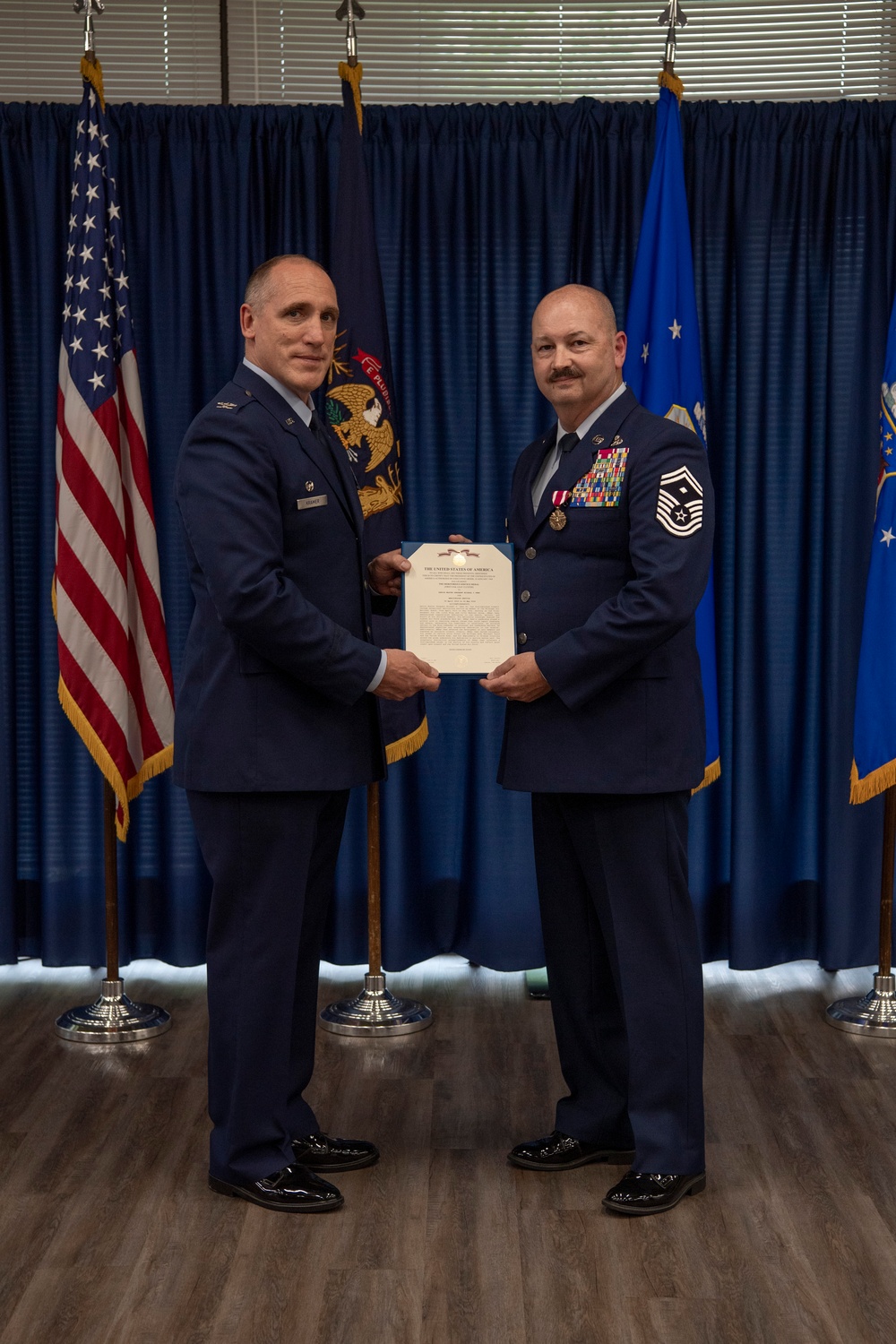 SMSgt Owens retires with 29 years of service