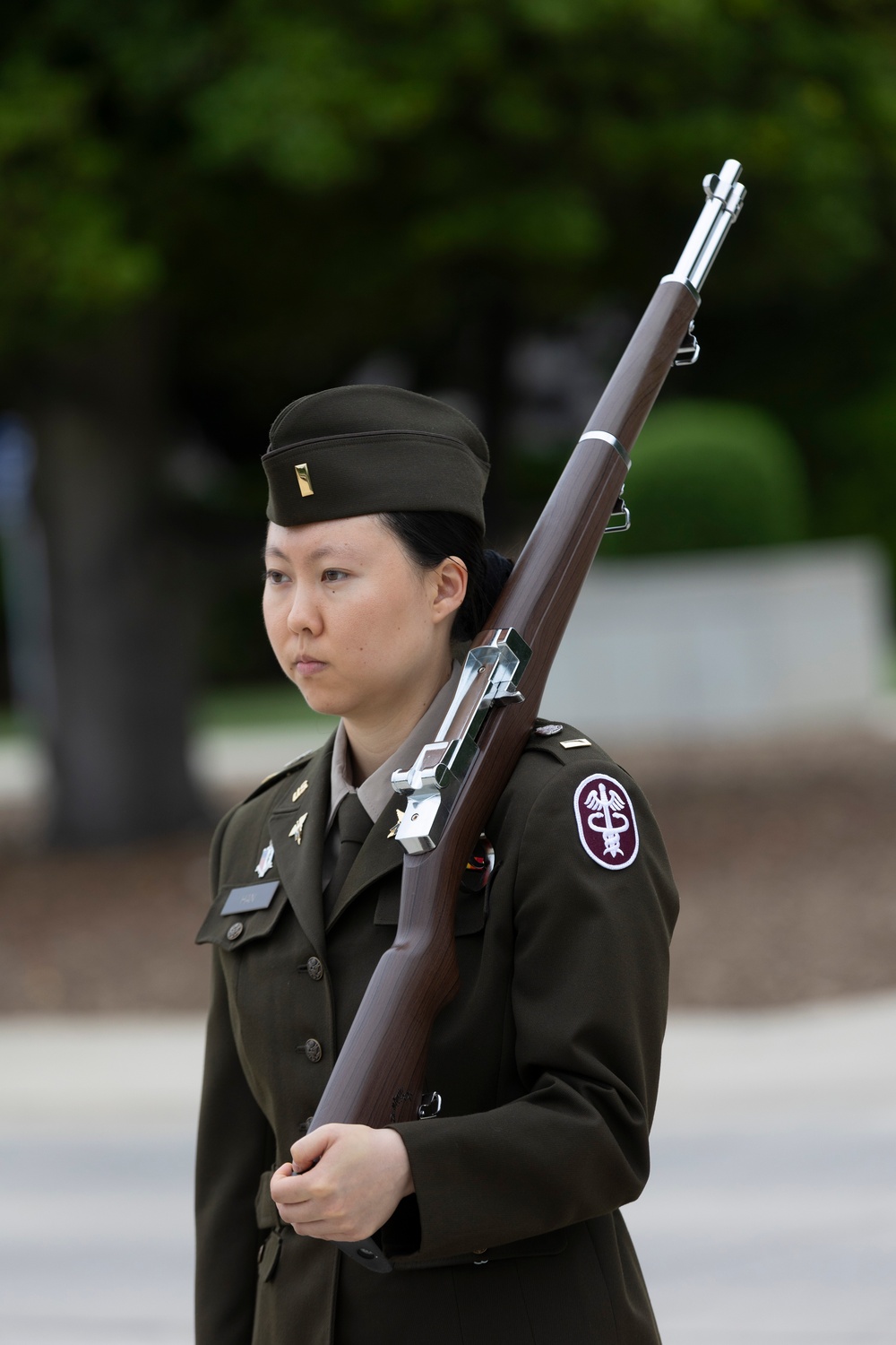 All Nurses Color Guard Perform Colors at Walter Reed