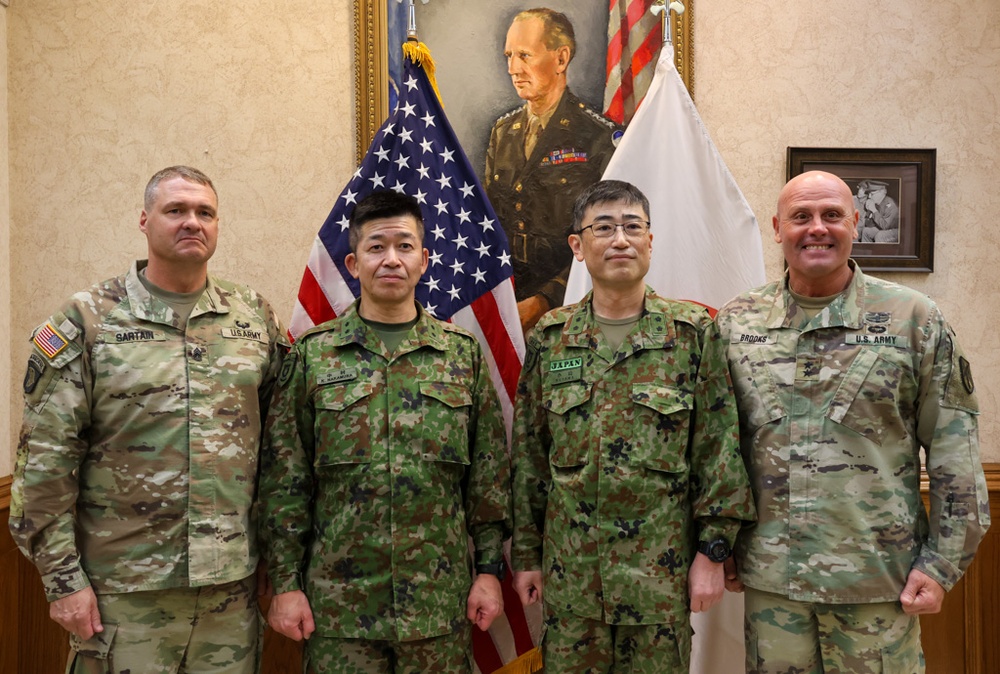 Japanese officers visit Fort Sill