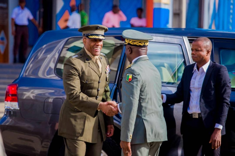 AFRICOM General Langley visit Benin for the First Time