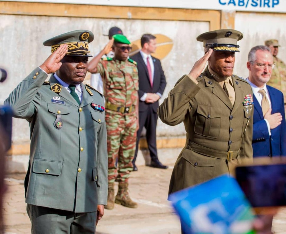 AFRICOM General Langley visit Benin for the First Time