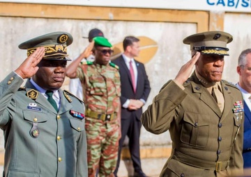 AFRICOM General Langley visit Benin for the First Time