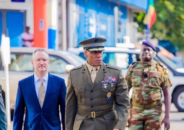 AFRICOM General Langley visit Benin for the First Time