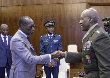 AFRICOM General Langley meets President of Benin