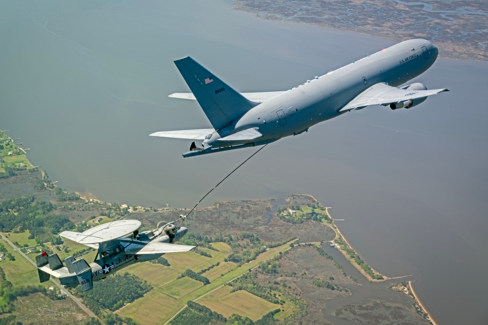 DVIDS - Images - E-2D/KC-46 Refueling [Image 4 of 4]