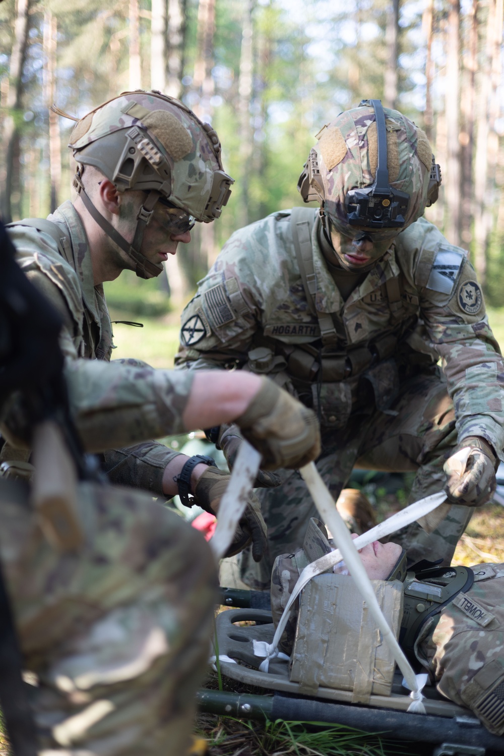 V Corps Best Squad Competition Combat Patrol Lane