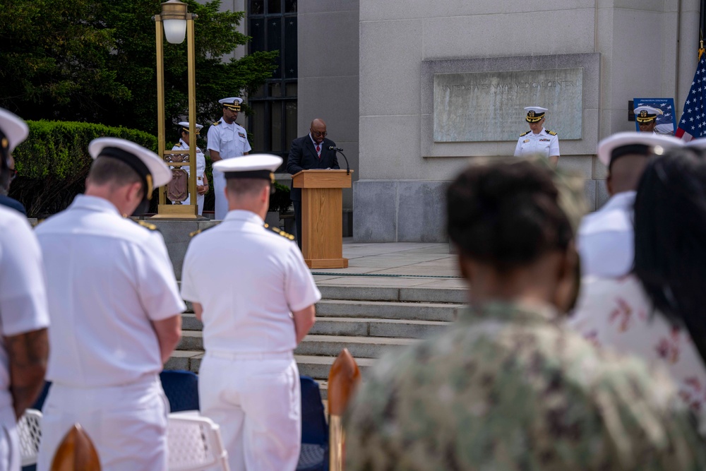 Capt. Washington Promotion Ceremony