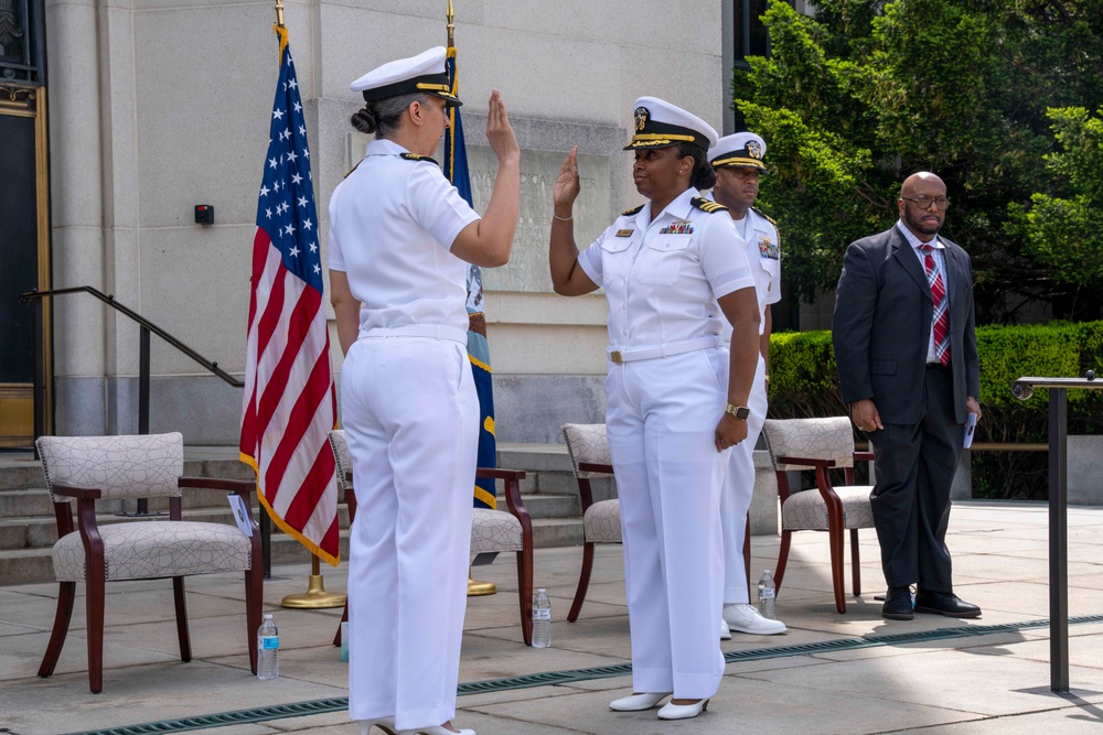 Capt. Washington Promotion Ceremony