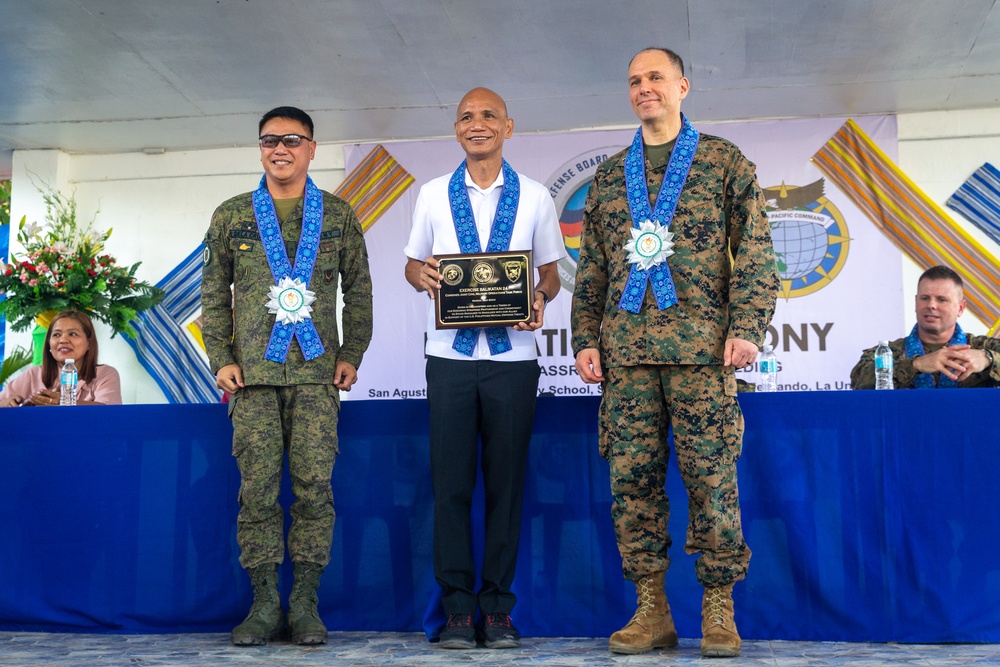 Balikatan 24: San Agustin Elementary School Ribbon Cutting Ceremony