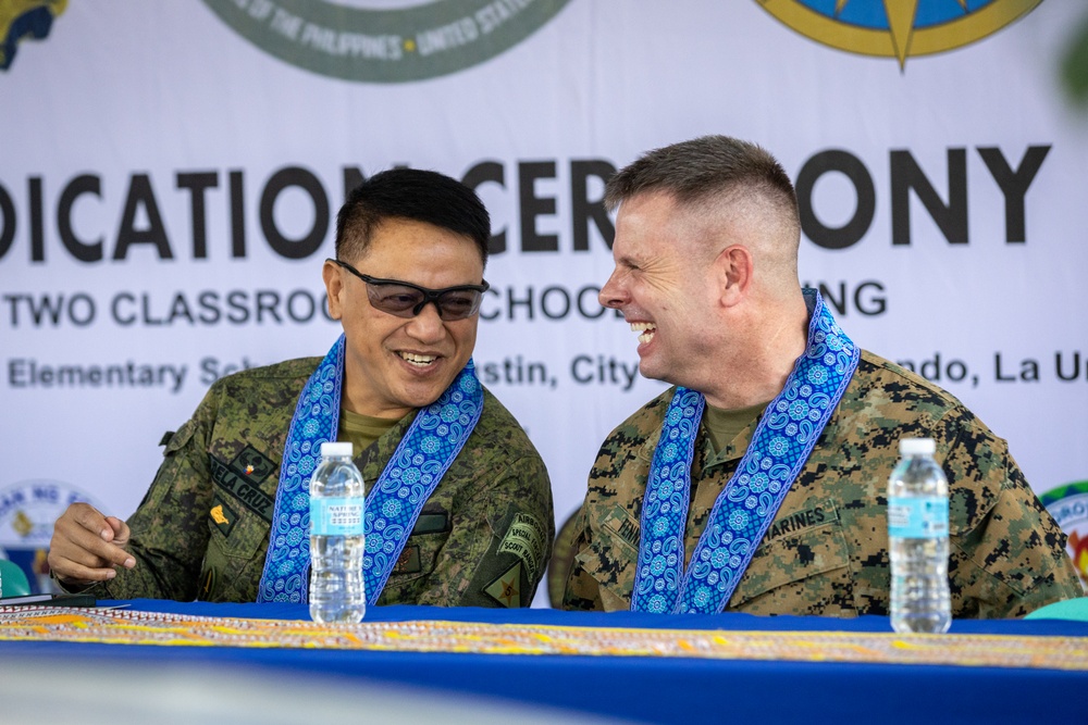 Balikatan 24: San Agustin Elementary School Ribbon Cutting Ceremony