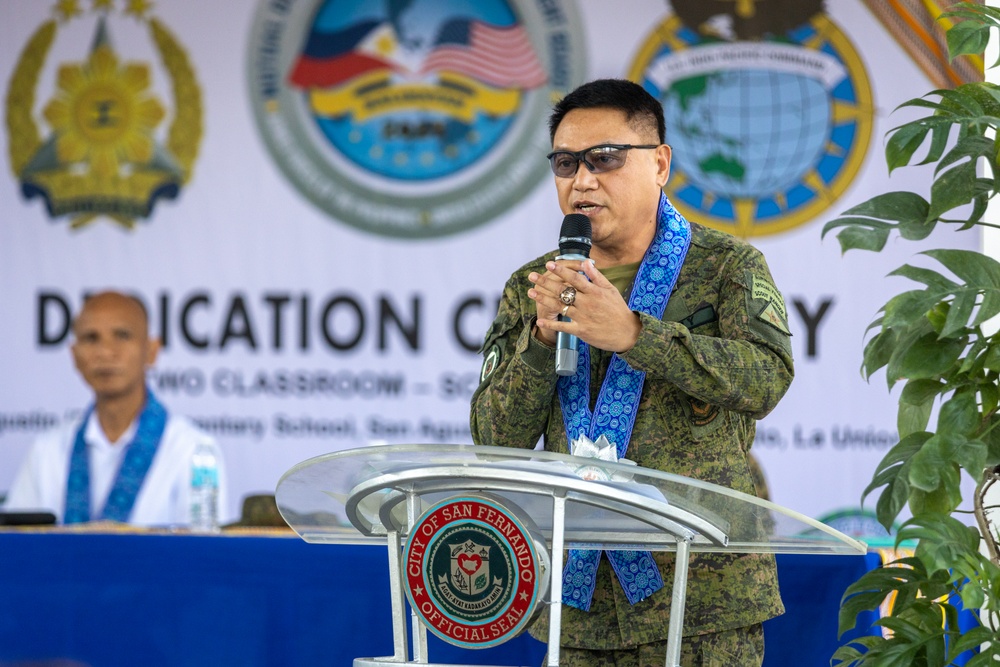 Balikatan 24: San Agustin Elementary School Ribbon Cutting Ceremony