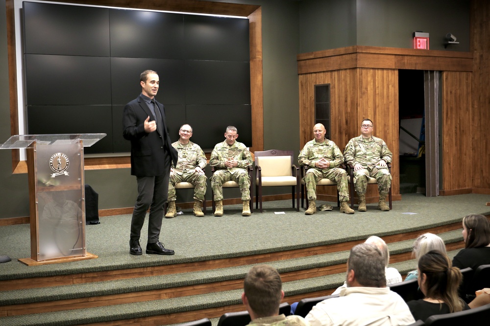 Kincaid Soldier Promoted to Chief Warrant Officer 4