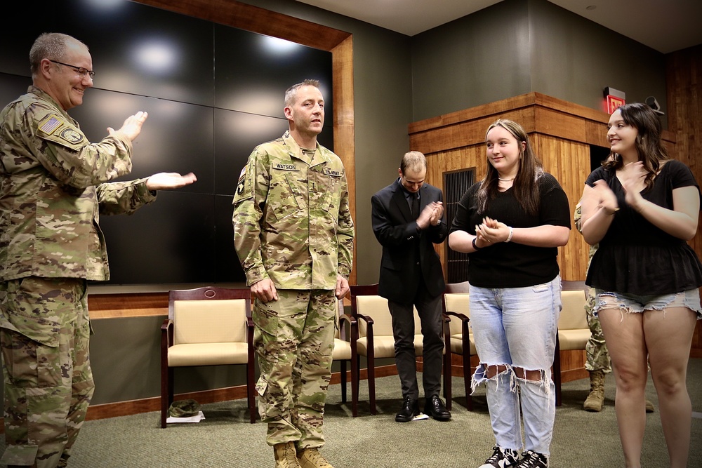 Kincaid Soldier Promoted to Chief Warrant Officer 4
