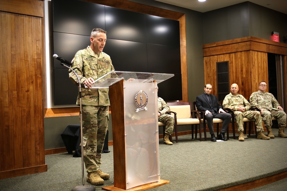 Kincaid Soldier Promoted to Chief Warrant Officer 4