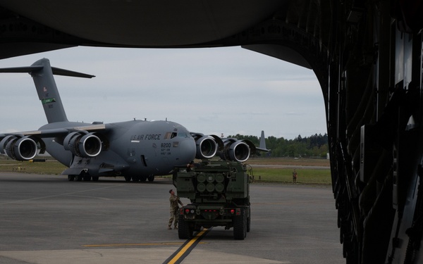 62d AW, 1-14th FA perform vehicle load operations in support of Swift Response 24