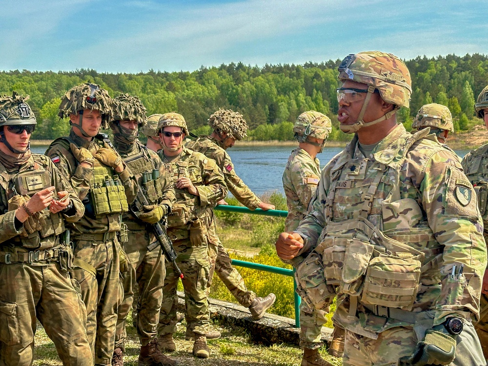 NATO Allies Brief Wet Gap Crossing Exercise