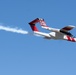 U.S. Forest Service Lead Aircraft dispenses a puff of smoke during Modular Airborne Fire Fighting System (MAFFS) Spring Training 2024 on May 8, 2024