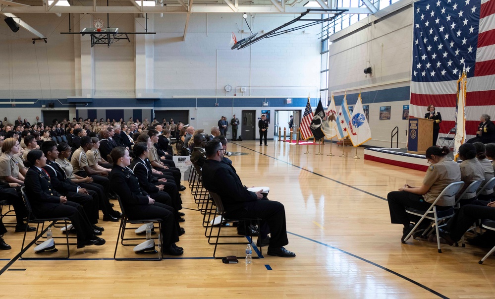 CNO Visits Rickover Naval Academy High School