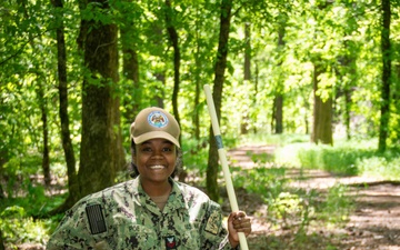 Naval Support Activity Mid-South Conducts Earth Day Clean Up