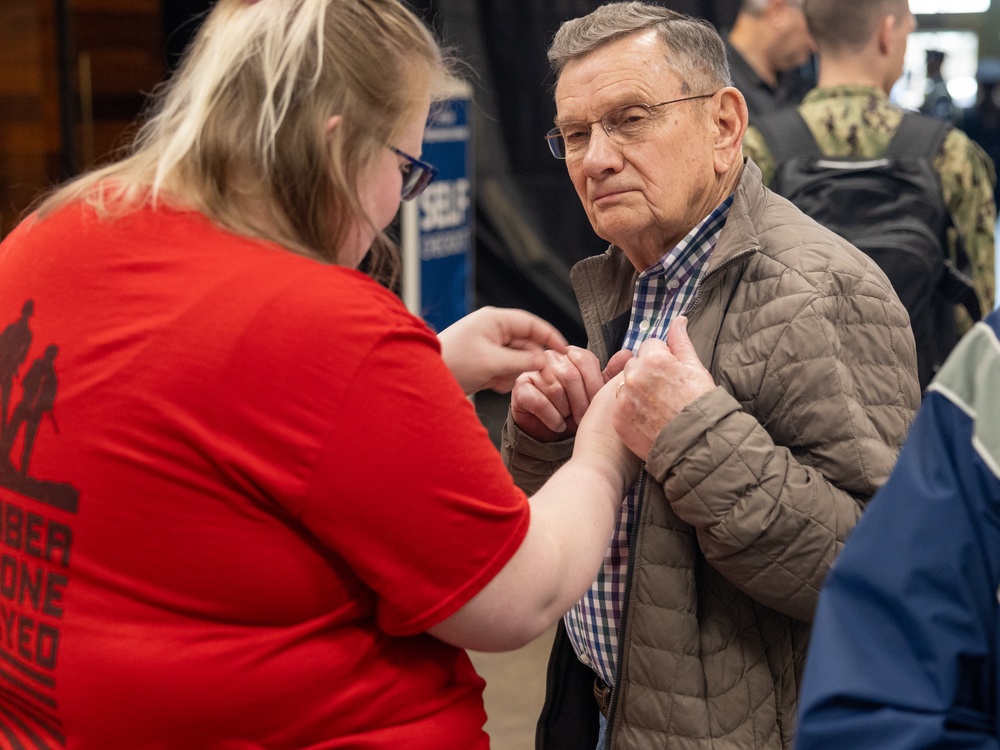 Tinker Exchange Vietnam Veteran Pinning Event
