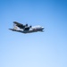 A C-130 (MAFFS 9) from Nevada Air National Guard's 152nd Airlift Wing does a dry pass before performing a water drop May 8, 2024, during Modular Airborne Fire Fighting System (MAFFS) Spring Training 2024