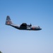 Public Affairs Airmen capture a C-130 (MAFFS 9) from Nevada Air National Guard's 152nd Airlift Wing doing a dry pass