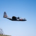 A C-130 (MAFFS 9) from Nevada Air National Guard's 152nd Airlift Wing during Modular Airborne Fire Fighting System (MAFFS) Spring Training 2024