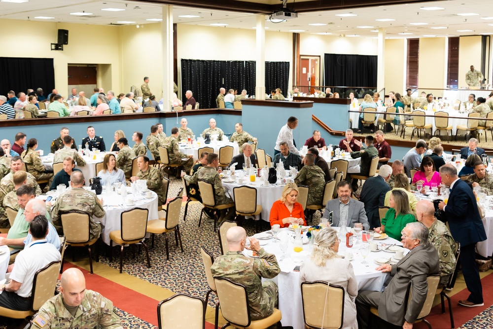 Sonny Moore leads the National Prayer Breakfast