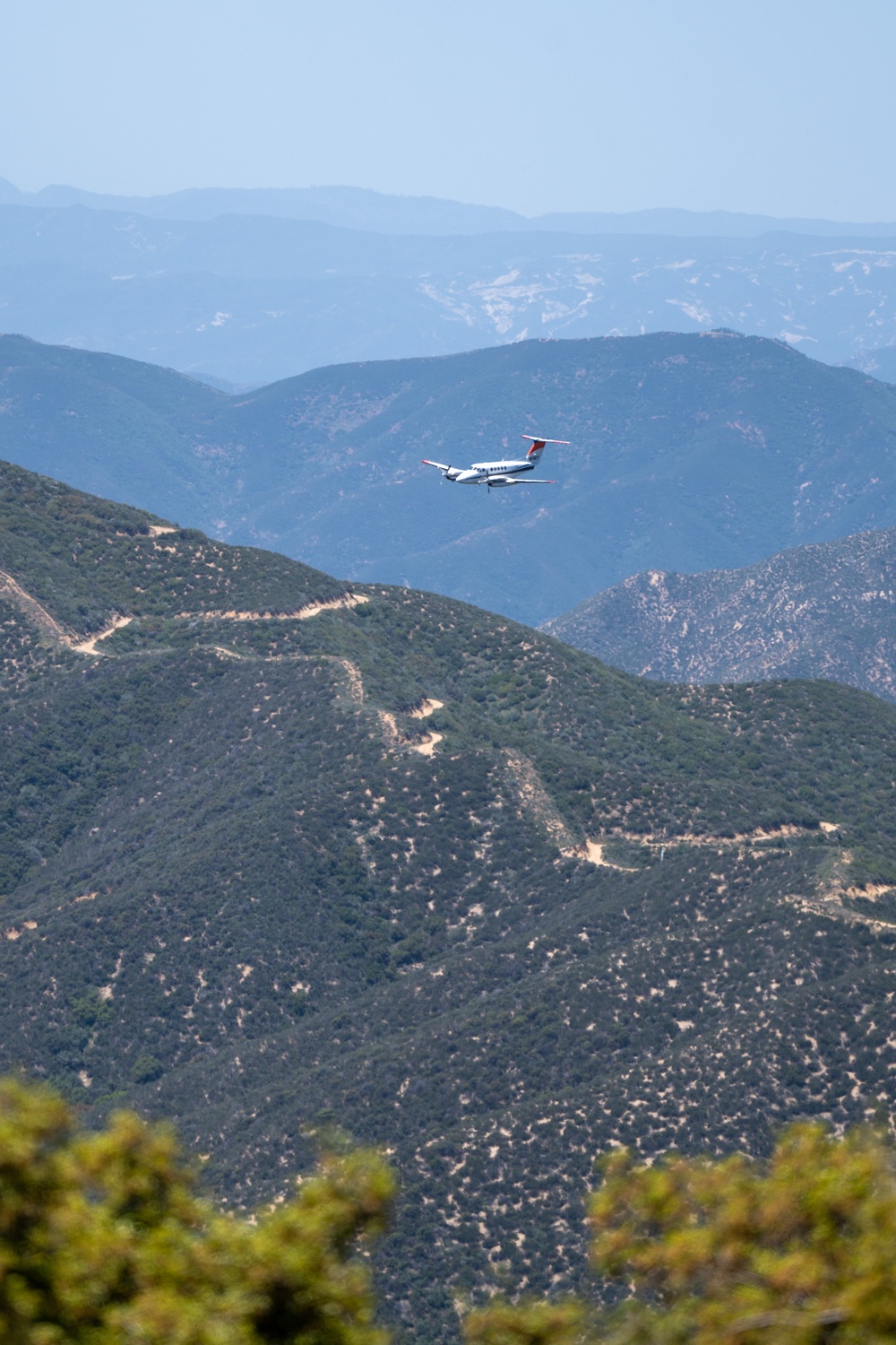 U.S. Forest Service Lead Aircraft during Modular Airborne Fire Fighting System (MAFFS) Spring Training 2024