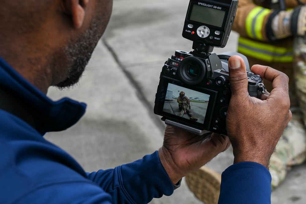 McEntire fire department HAZMAT awareness and operations training for AFCEC