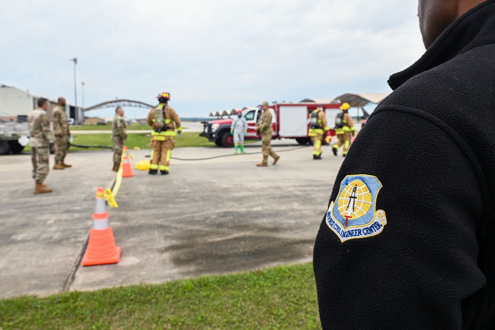 McEntire fire department HAZMAT awareness and operations training for AFCEC