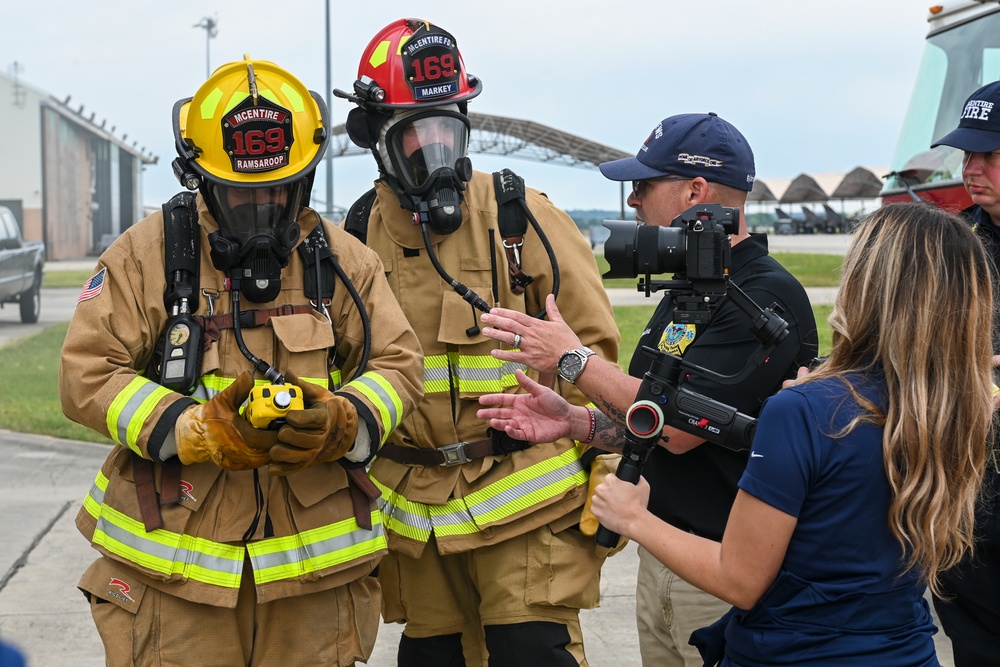 McEntire fire department HAZMAT awareness and operations training for AFCEC