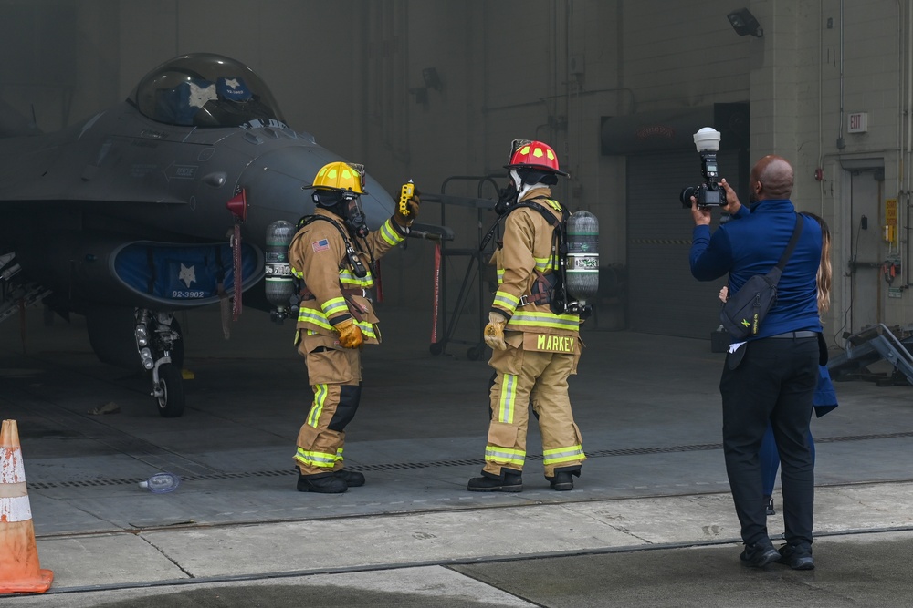 McEntire fire department HAZMAT awareness and operations training for AFCEC